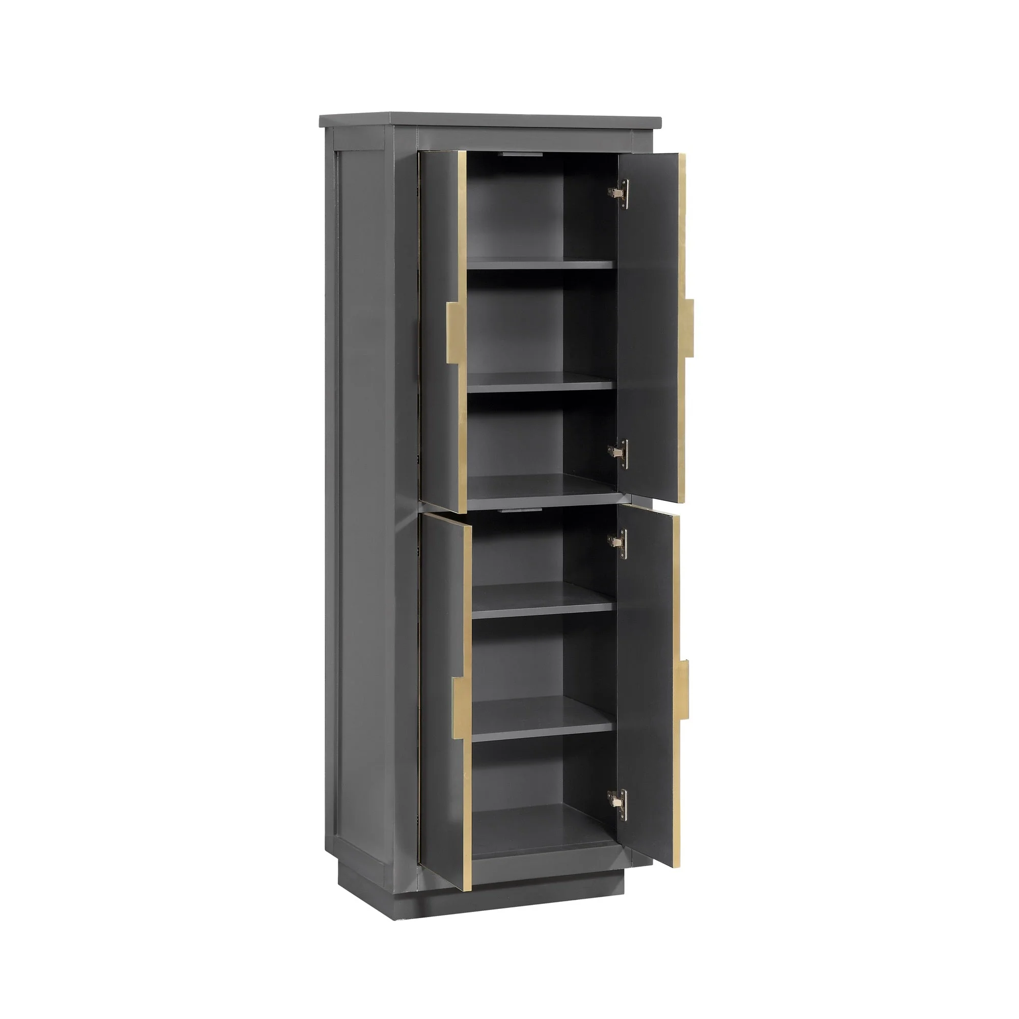 Avanity Allie/Austen 24-in W x 65-in H x 16-in D Twilight Gray Birch Freestanding Linen Cabinet - Image 8