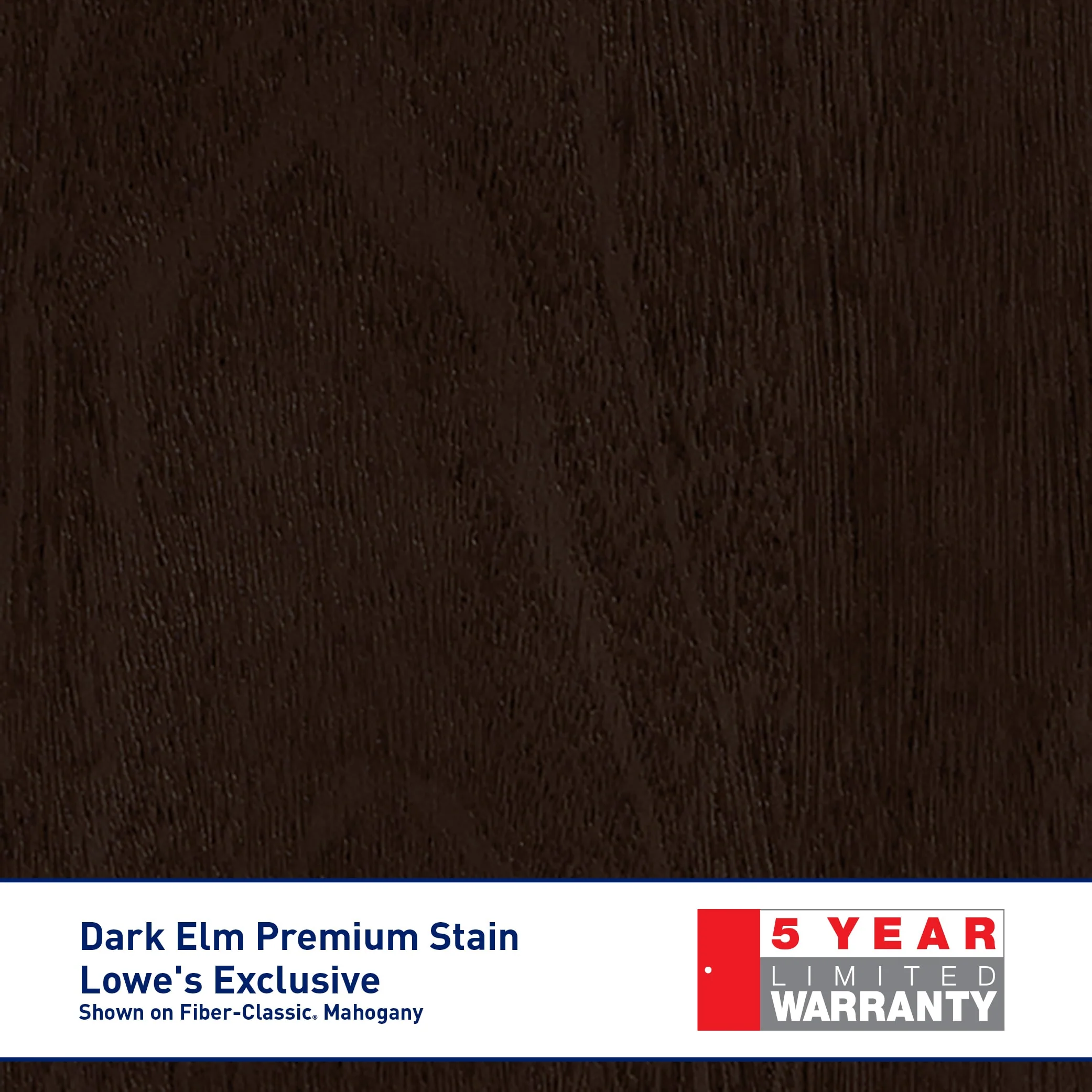 Therma-Tru Benchmark Doors Star 36-in x 80-in Fiberglass Half Lite Right-Hand Inswing Dark Elm Stained Prehung Single Front Door - Image 9