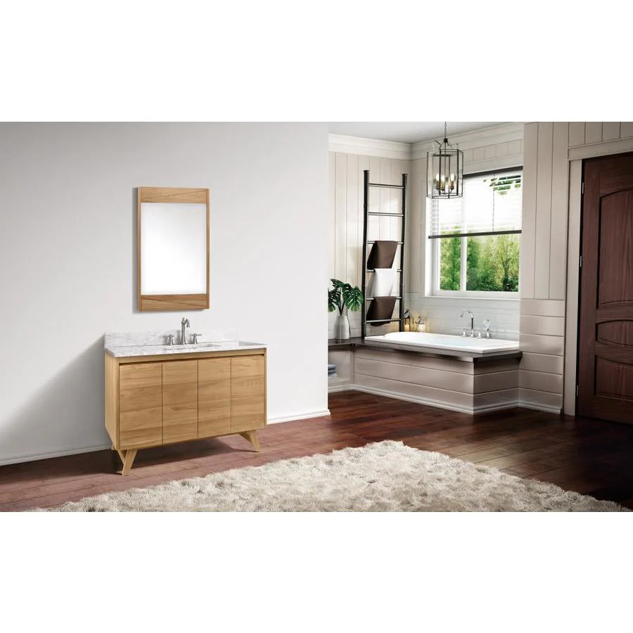 Avanity Coventry 48-in Natural Teak Bathroom Vanity Cabinet - Image 4