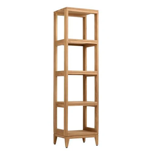Avanity 16-in W x 60-in H x 13-in D Natural Teak Freestanding Linen Cabinet - Image 2