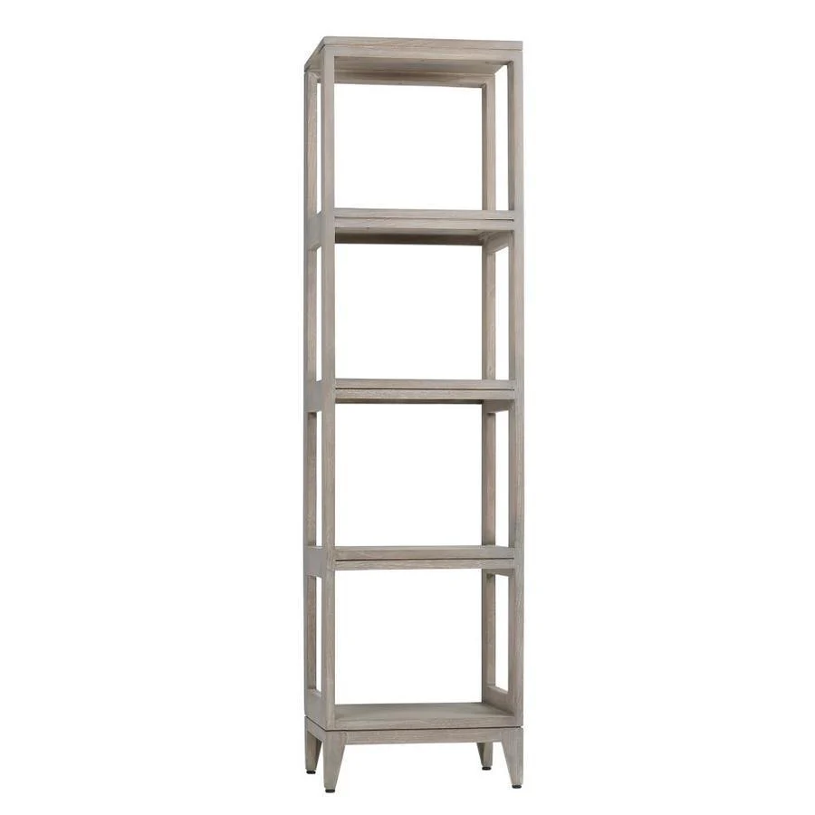 Avanity 16-in W x 60-in H x 13-in D Natural Teak Freestanding Linen Cabinet - Image 3