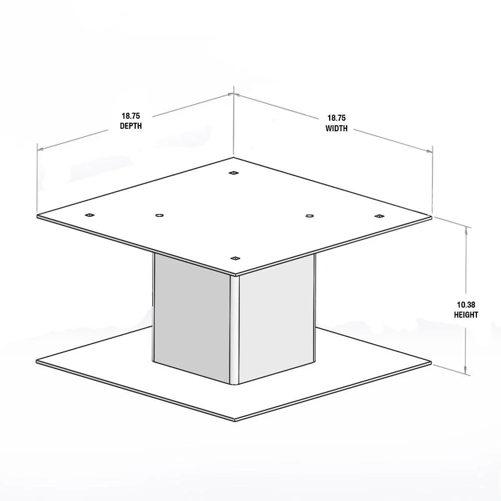 Deposit Vault with Pedestal in Black - Image 3