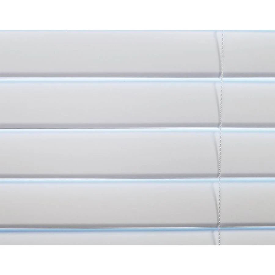 Project Source Premium 2-in Slat Width 27-in x 64-in Cordless White Vinyl Room Darkening Plantation Blinds - Image 5