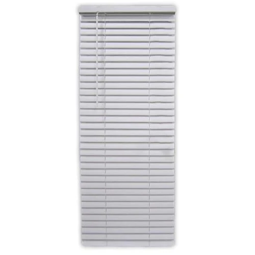 Project Source Premium 2-in Slat Width 35-in x 72-in Cordless White Vinyl Room Darkening Plantation Blinds - Image 9