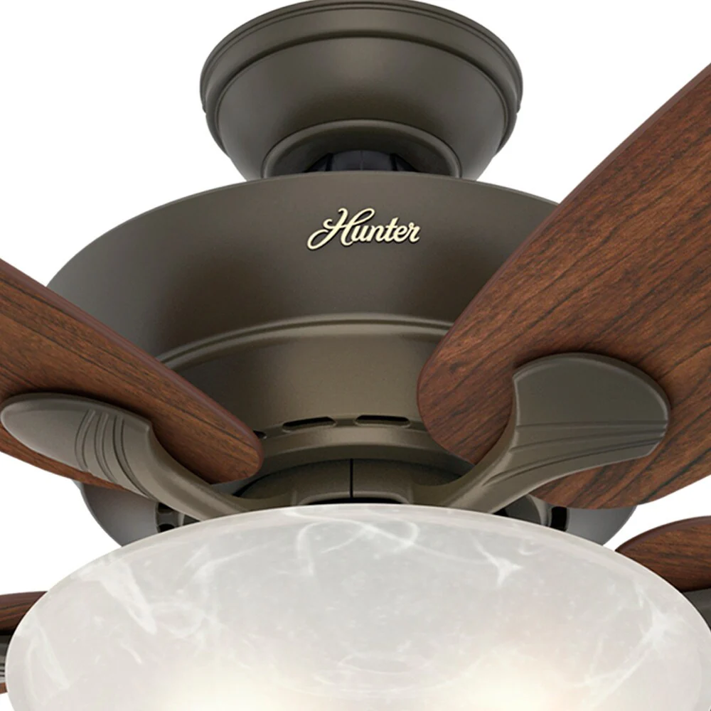Hunter Regalia II 60-in New Bronze LED Indoor Ceiling Fan (5-Blade) - Image 4