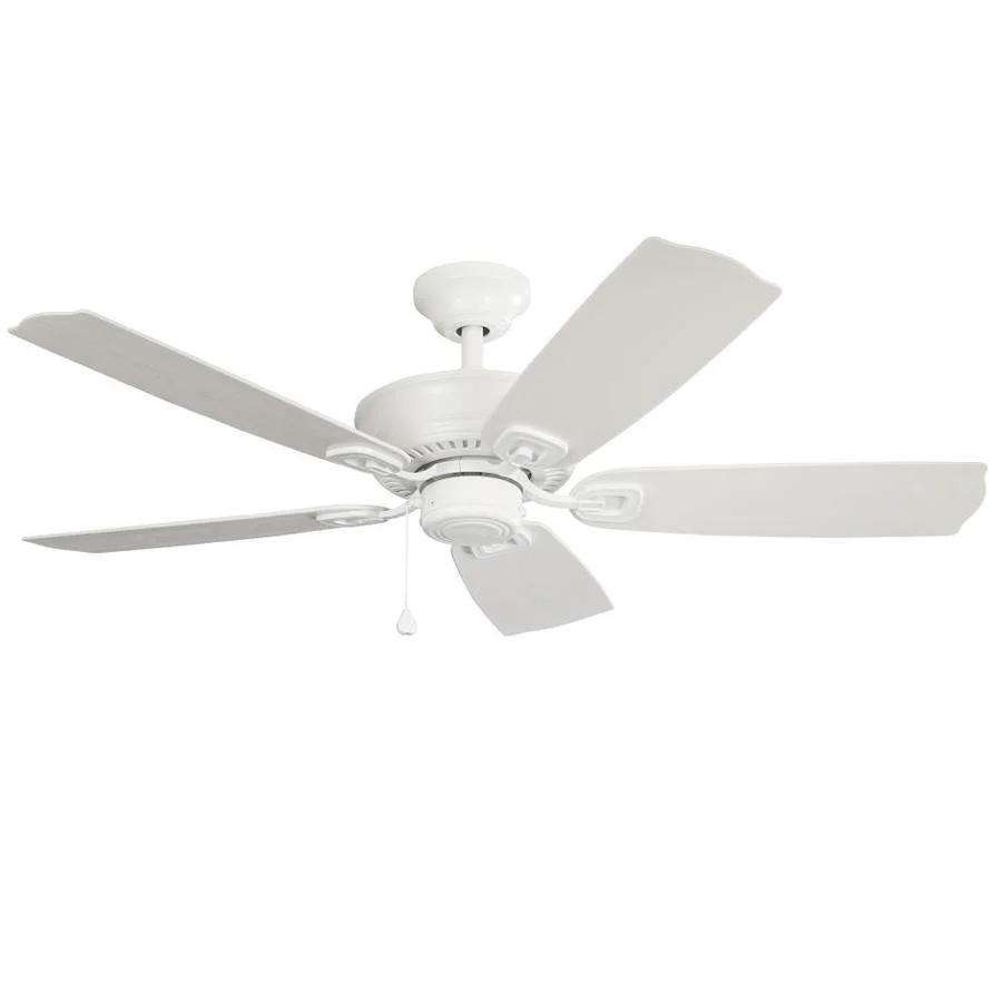 Harbor Breeze Echolake 52-in White LED Indoor/Outdoor Ceiling Fan (5-Blade) - Image 2