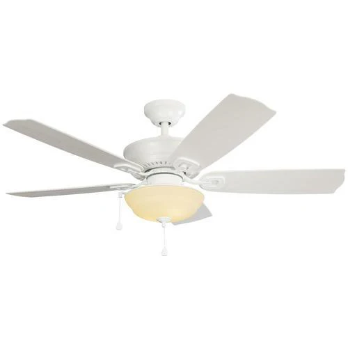 Harbor Breeze Echolake 52-in White LED Indoor/Outdoor Ceiling Fan (5-Blade) - Image 6