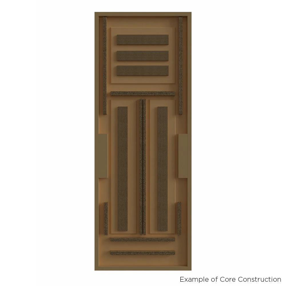 Masonite Heritage 24-in x 80-in Primed White 3-Panel Craftsman Molded Composite Bifold Door, Hollow Core (Hardware Included) - Image 5