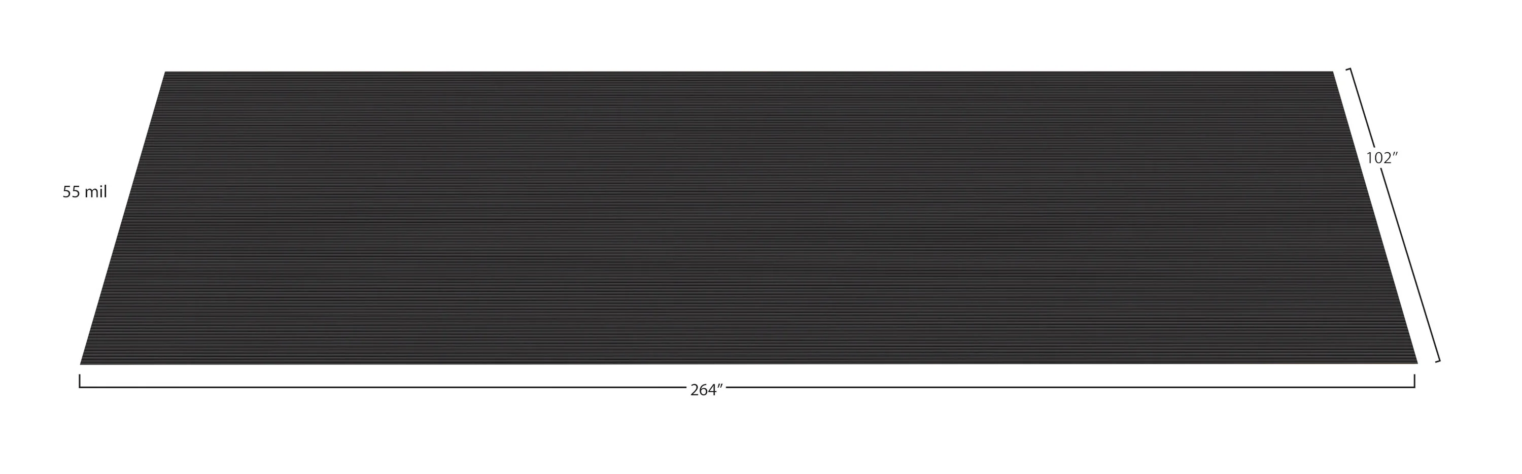 G-Floor Rib 8-1/2-ft x 22-ft Midnight Black Garage Floor Roll, 55-mil PVC (187-sq ft) - Image 7