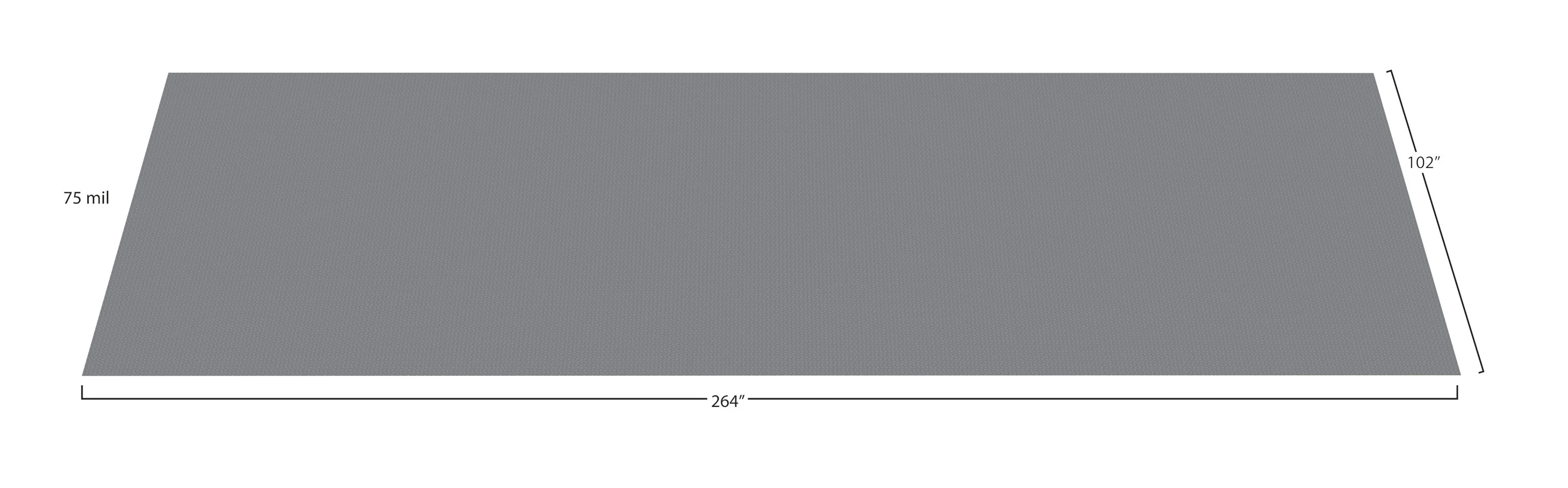G-Floor Diamond Tread 8-1/2-ft x 22-ft Slate Grey Diamond Plate Garage Floor Roll - Image 8