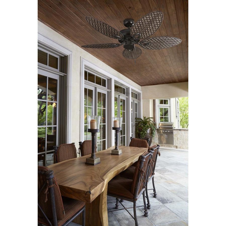 Harbor Breeze Tilghman II 52-in Bronze Indoor/Outdoor Ceiling Fan (5-Blade) - Image 2