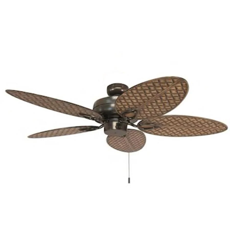 Harbor Breeze Tilghman II 52-in Bronze Indoor/Outdoor Ceiling Fan (5-Blade) - Image 4