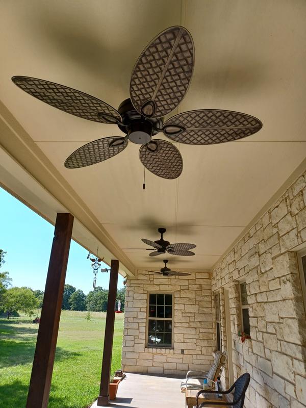 Harbor Breeze Tilghman II 52-in Bronze Indoor/Outdoor Ceiling Fan (5-Blade) - Image 6