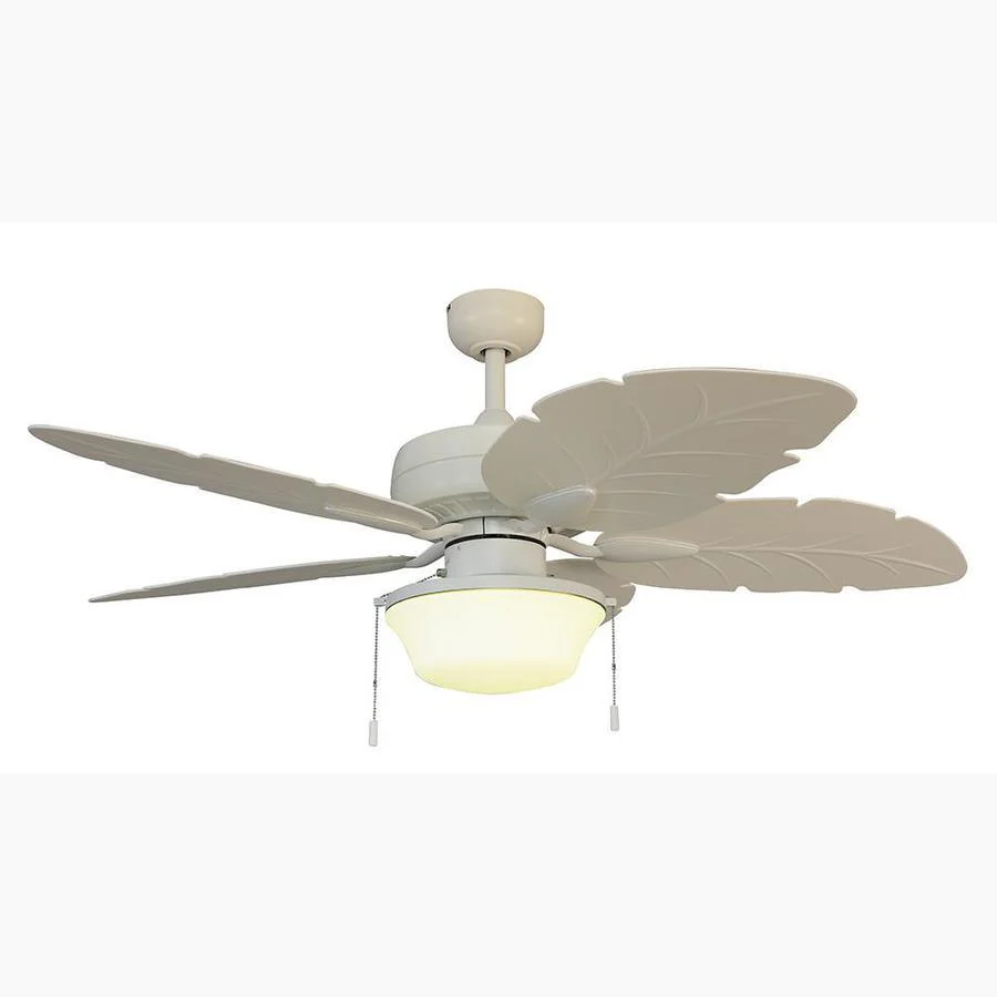 Harbor Breeze Waveport 52-in White LED Indoor/Outdoor Ceiling Fan (5-Blade) - Image 4