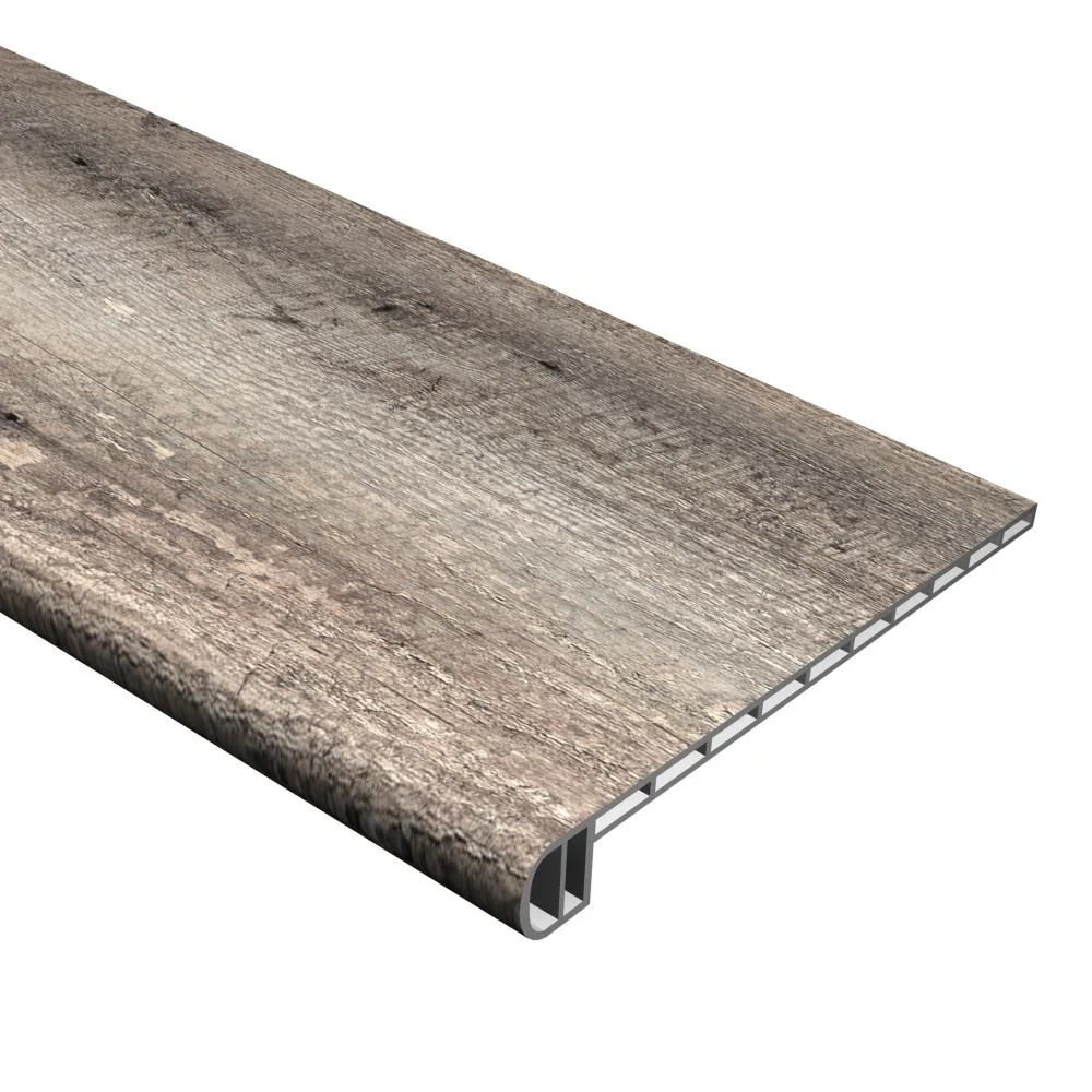 Cali Bamboo Vinyl Pro 11.5-in x 48.31-in Redefined Pine Prefinished Stair Tread