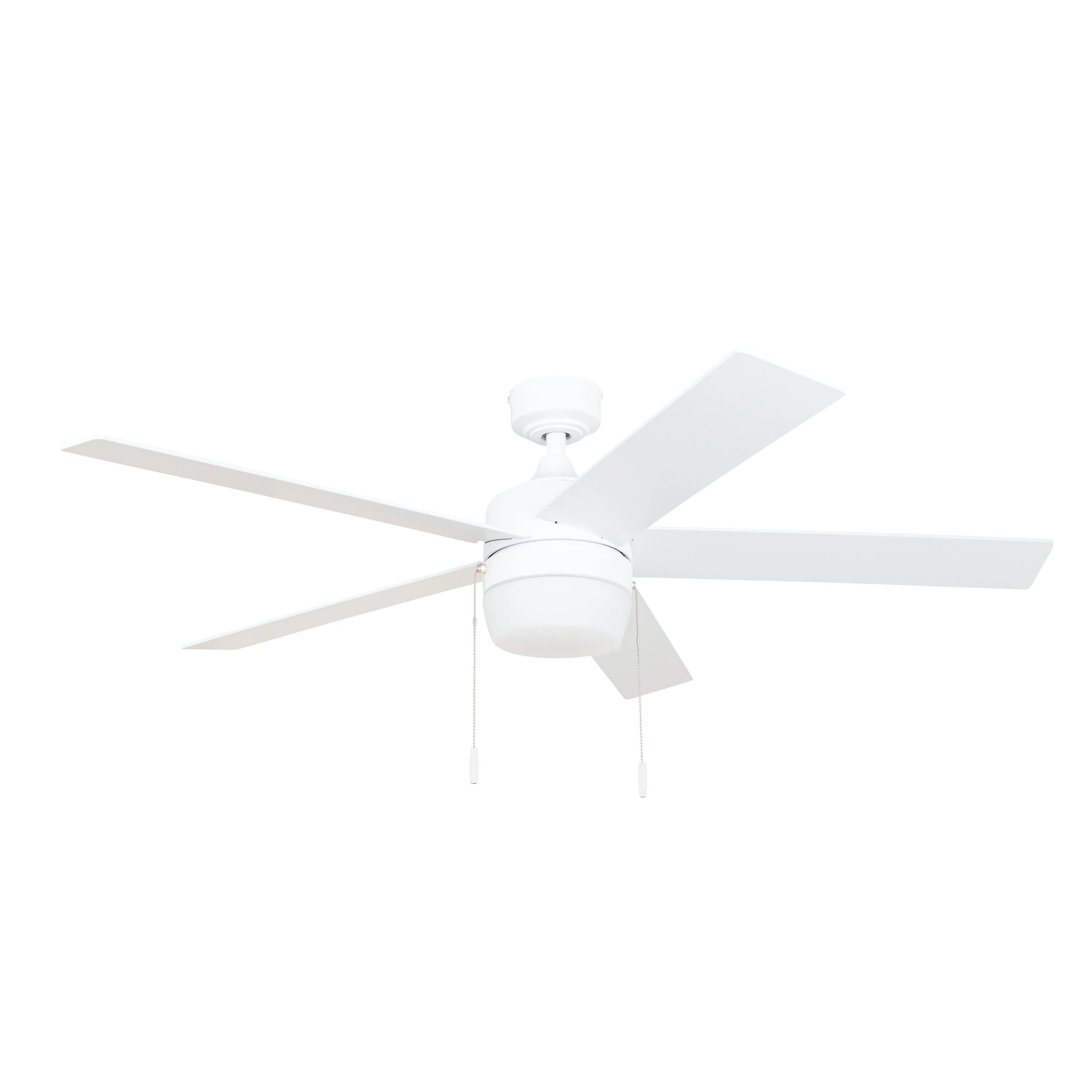 Harbor Breeze Newbern 52-in White Indoor Ceiling Fan with Light (5-Blade) - Image 5