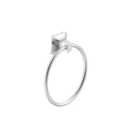 Project Source Seton Chrome Wall Mount Towel Ring - Image 3