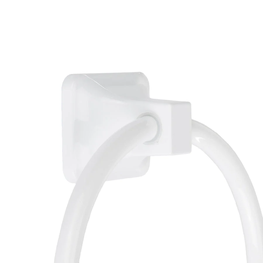 Project Source Seton Chrome Wall Mount Towel Ring - Image 4