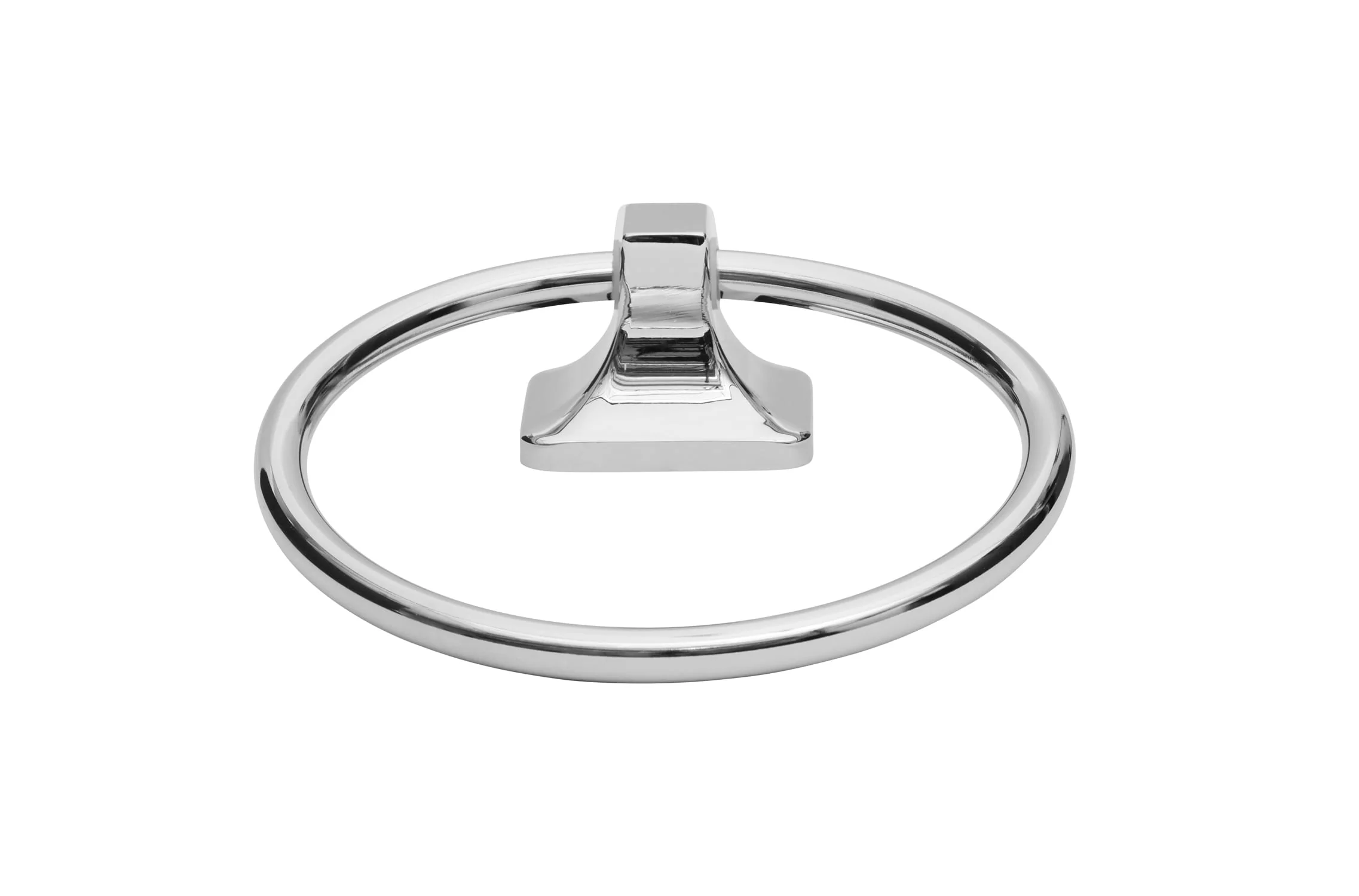 Project Source Seton Chrome Wall Mount Towel Ring - Image 9