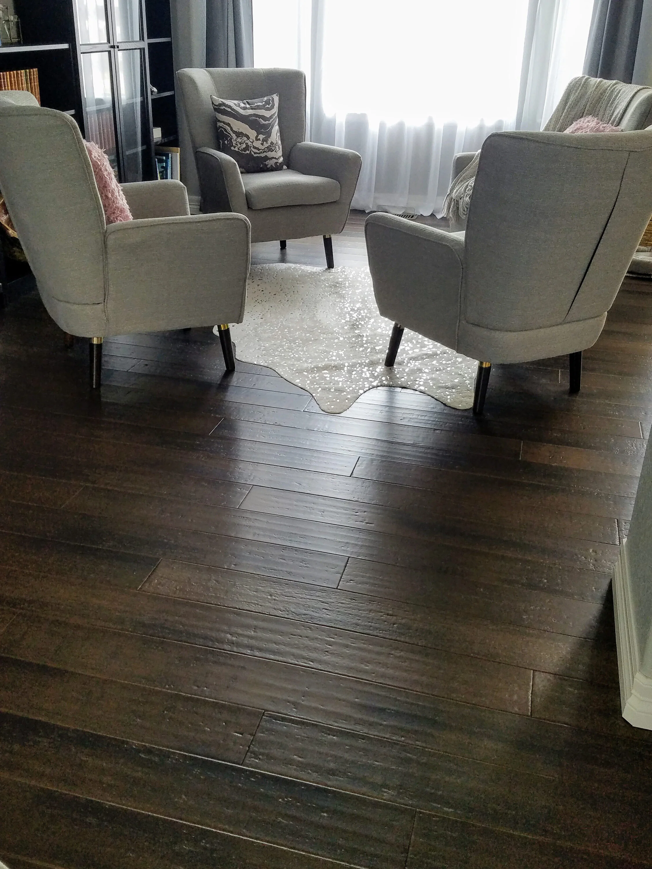 Cali Bamboo Fossilized 5.31-in Vintage Port Handscraped Engineered Bamboo Hardwood Flooring, 21.5-sq ft/Carton - Image 5