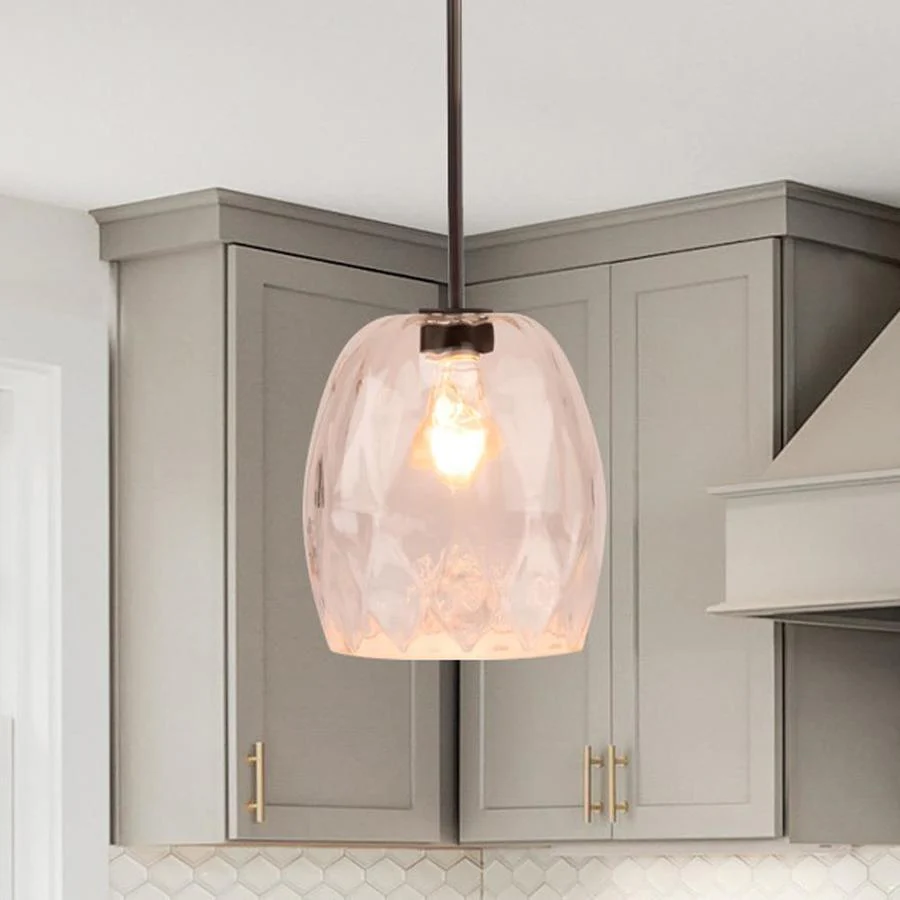 Portfolio Bronze Transitional Cylinder Pendant Light - Image 10