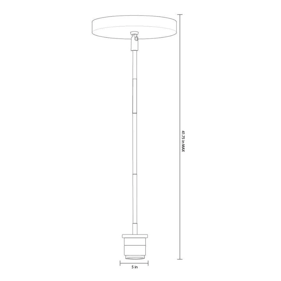 Portfolio Bronze Transitional Cylinder Pendant Light - Image 11