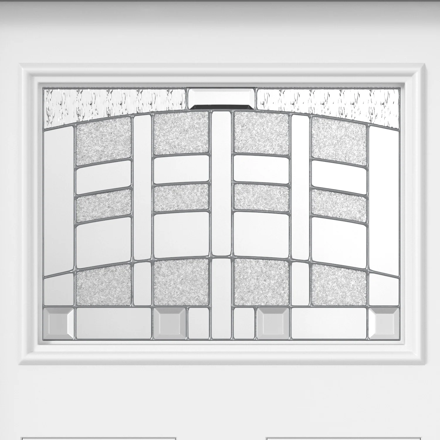 Therma-Tru Benchmark Emerson 32-in x 80-in Fiberglass Craftsman Left-Hand Inswing Ready-to-Paint Unfinished Prehung Front Door with Brickmould - Image 14