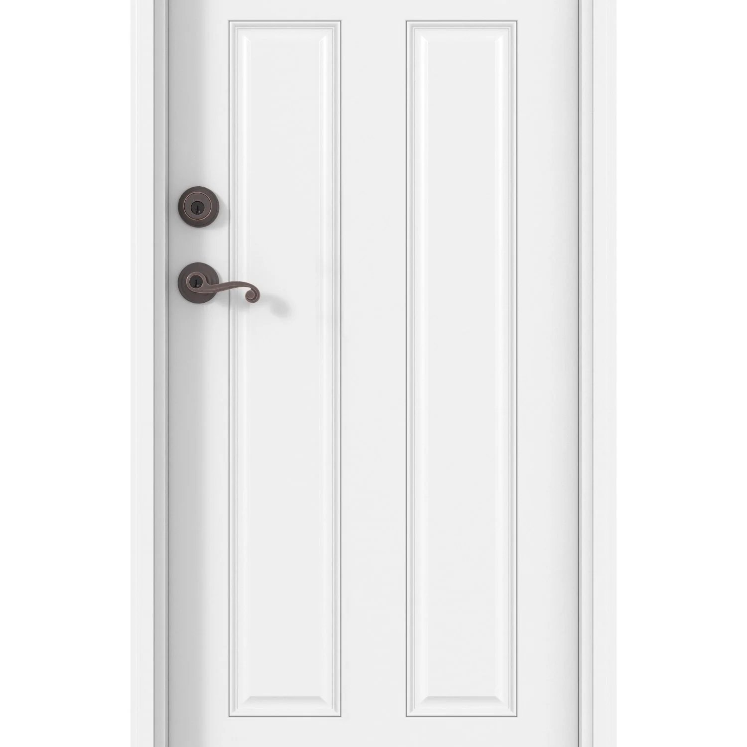 Therma-Tru Benchmark Doors Emerson 32-in x 80-in Fiberglass Craftsman Right-Hand Inswing Ready-to-Paint Unfinished Prehung Single Front Door with Brickmould - Image 13