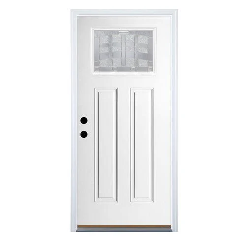 Therma-Tru Benchmark Doors Emerson 32-in x 80-in Fiberglass Craftsman Right-Hand Inswing Ready-to-Paint Unfinished Prehung Single Front Door with Brickmould - Image 9