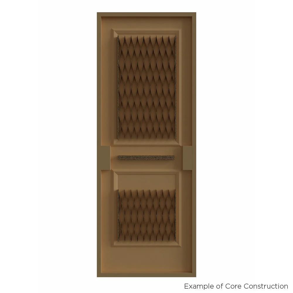 Masonite Traditional 24-in x 80-in Cream N Sugar 4-Panel Square Prefinished Molded Composite Bifold Door - Image 6