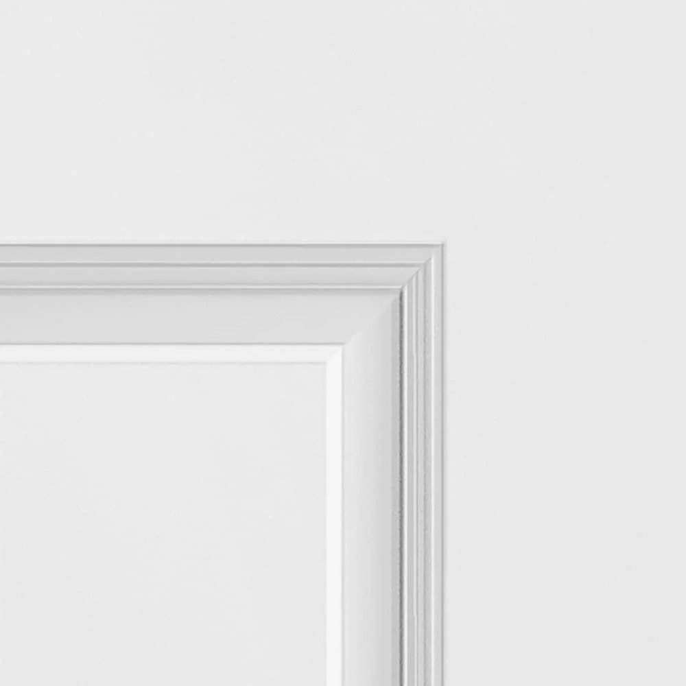 Masonite Traditional 24-in x 80-in Primed 2-Panel Square Molded Composite Bifold Closet Door, Hardware Included - Image 5