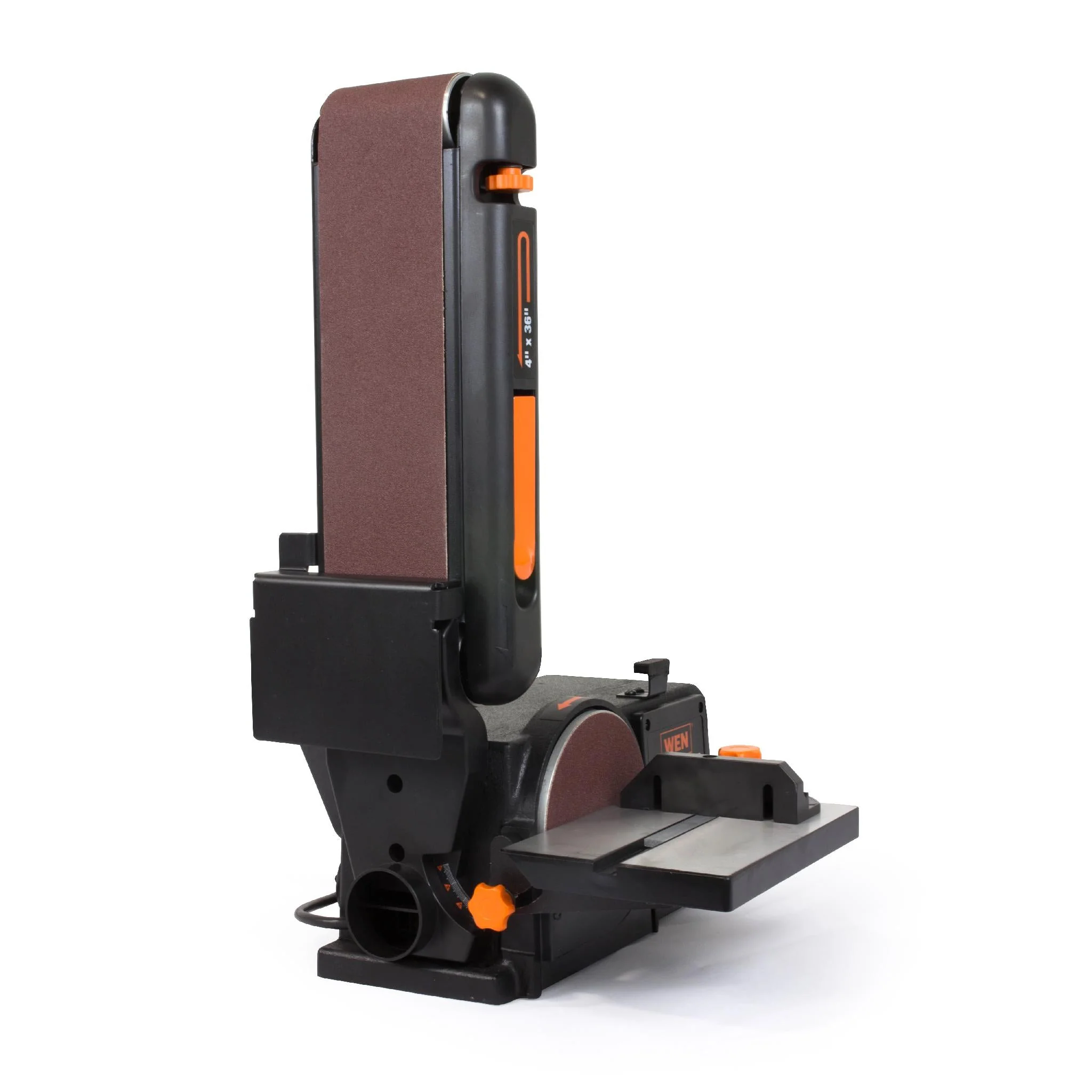 WEN 4.3-Amp 4 x 36 in. Belt and 6 in. Disc Benchtop Sander (Model 6502T) - Image 3
