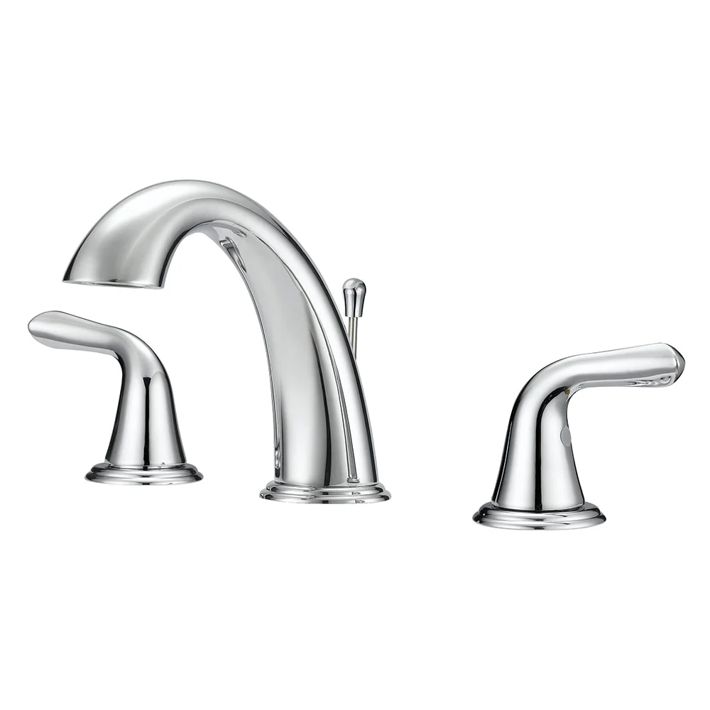 Project Source Dover Chrome 2‑Handle Widespread WaterSense Bathroom Sink Faucet with Drain - Image 13