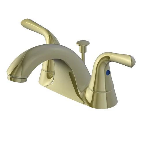 Project Source Dover Oil-Rubbed Bronze 2-Handle 4-in Centerset WaterSense Bathroom Sink Faucet with Drain - Image 3