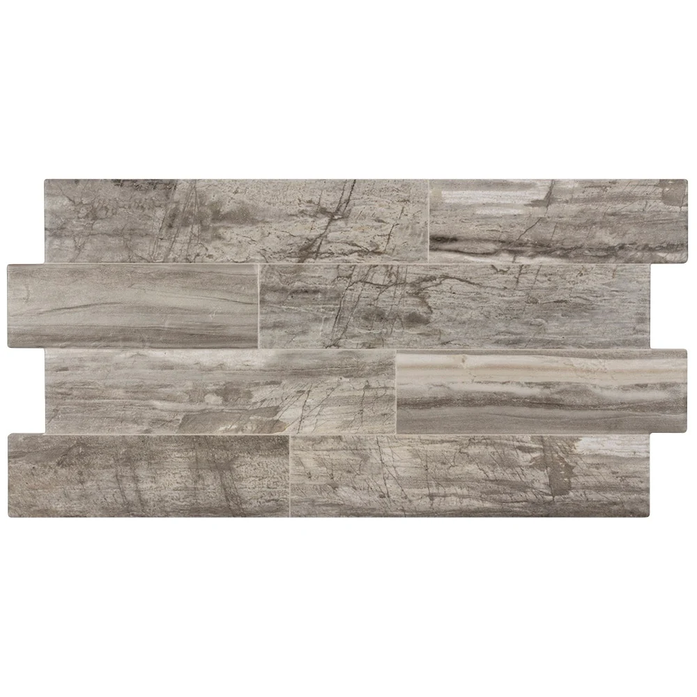 Elida Ceramica Natural Ledgewood Stone 13-in x 25-in Matte Porcelain Wood Look Wall Tile - Image 6