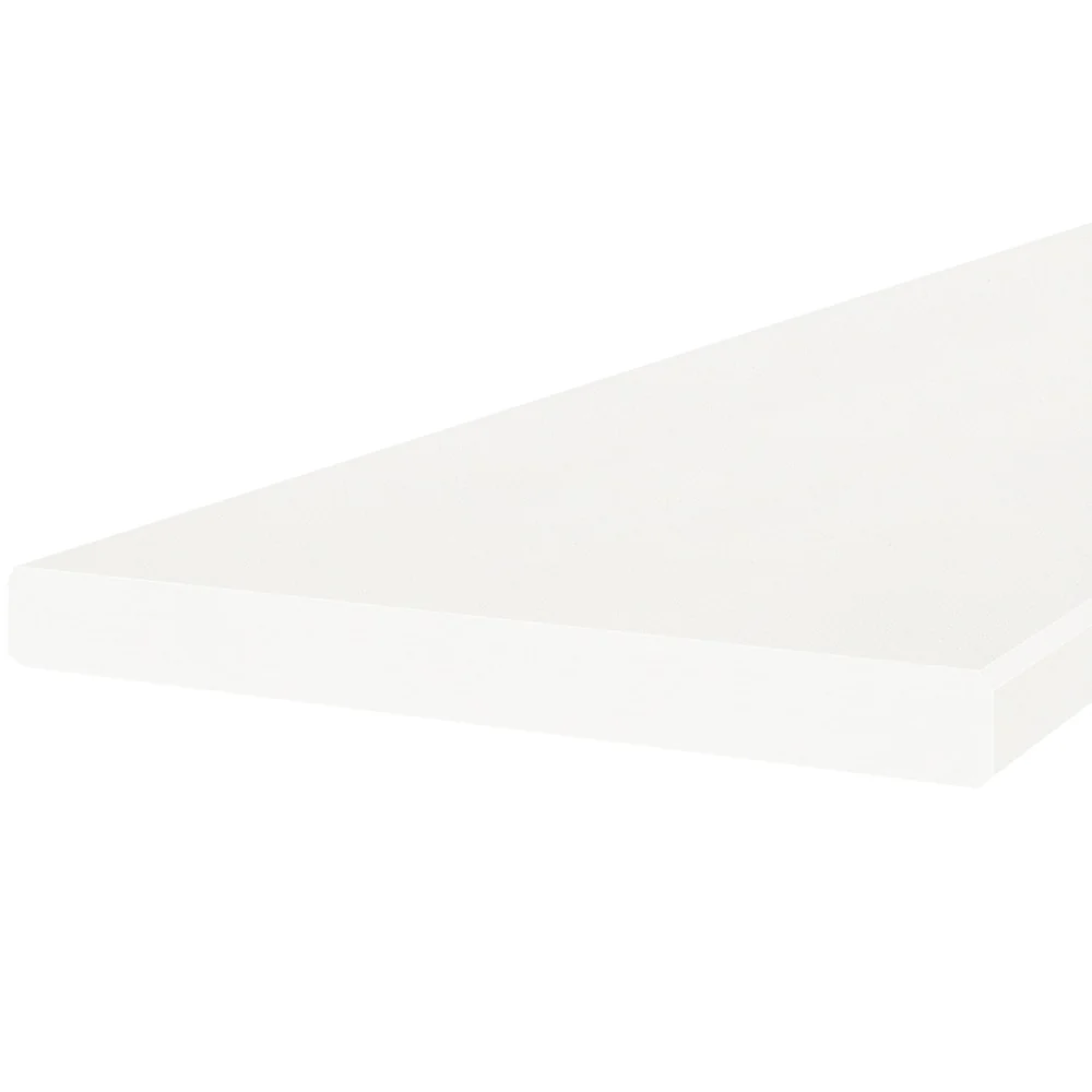 Satori White Cotton 6-in x 84-in Polished Porcelain Wall Tile