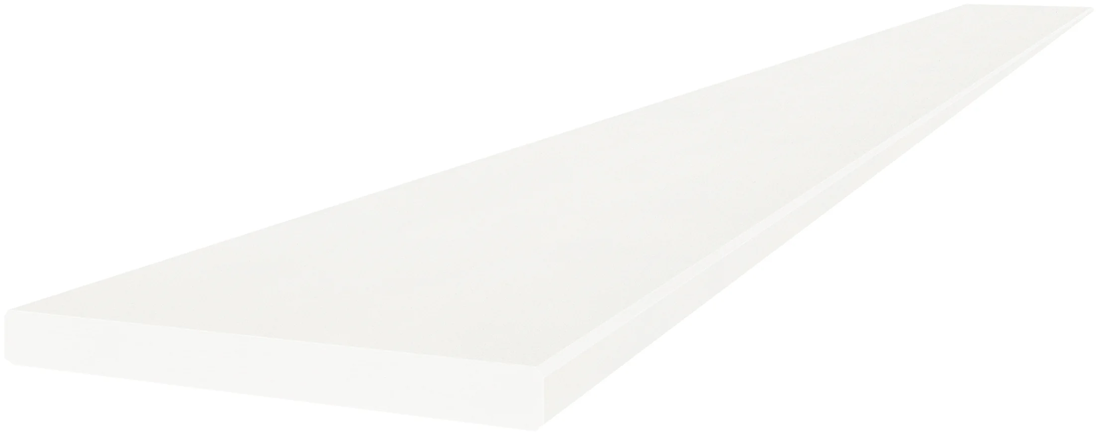 Satori White Cotton 6-in x 84-in Polished Porcelain Wall Tile - Image 2