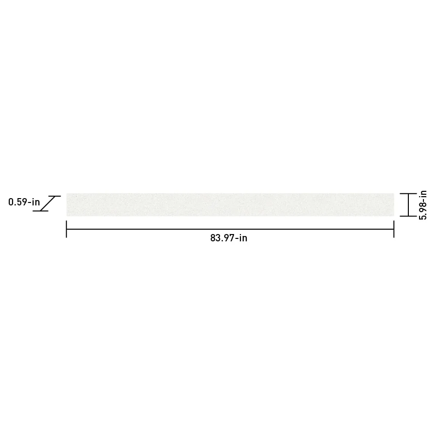 Satori White Cotton 6-in x 84-in Polished Porcelain Wall Tile - Image 4