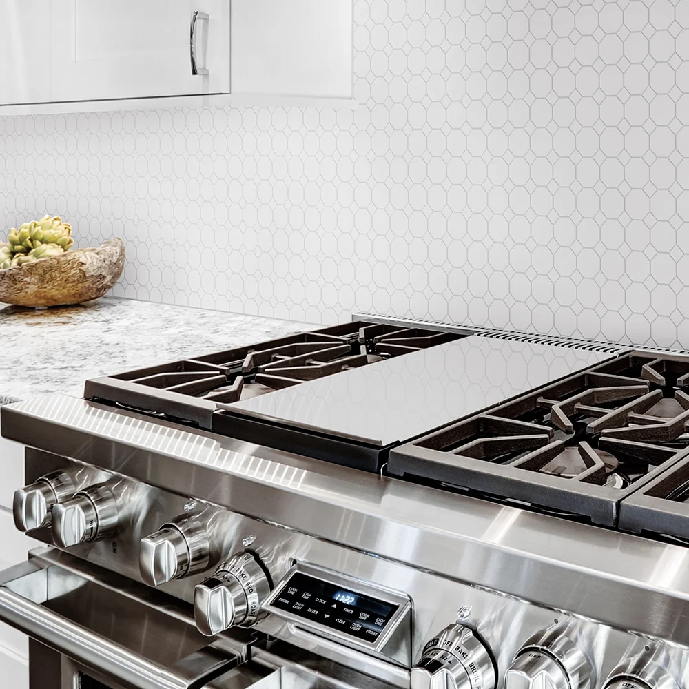 Satori Hudson Brilliant White Bistro 12-in x 12-in Matte Porcelain Mosaic Wall Tile - Image 10