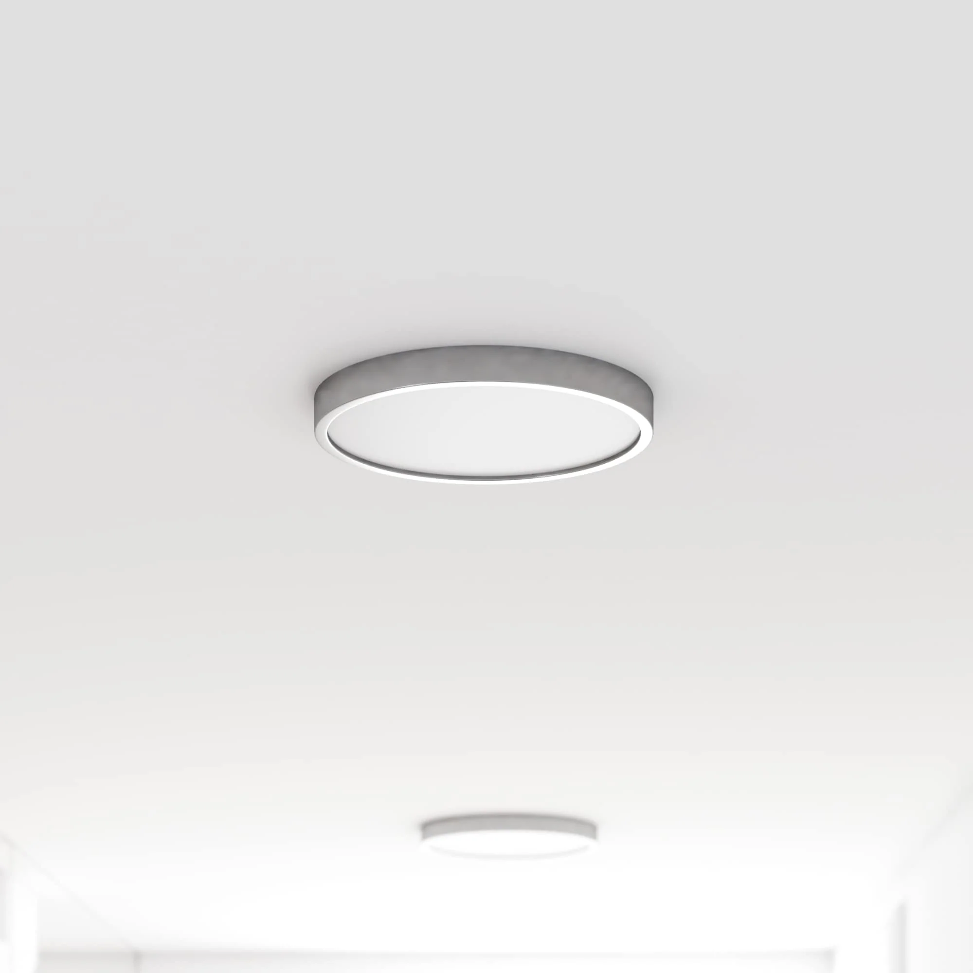 Project Source 2-Pack 10-in Brushed Nickel Transitional Flush Mount Light ENERGY STAR - Image 8