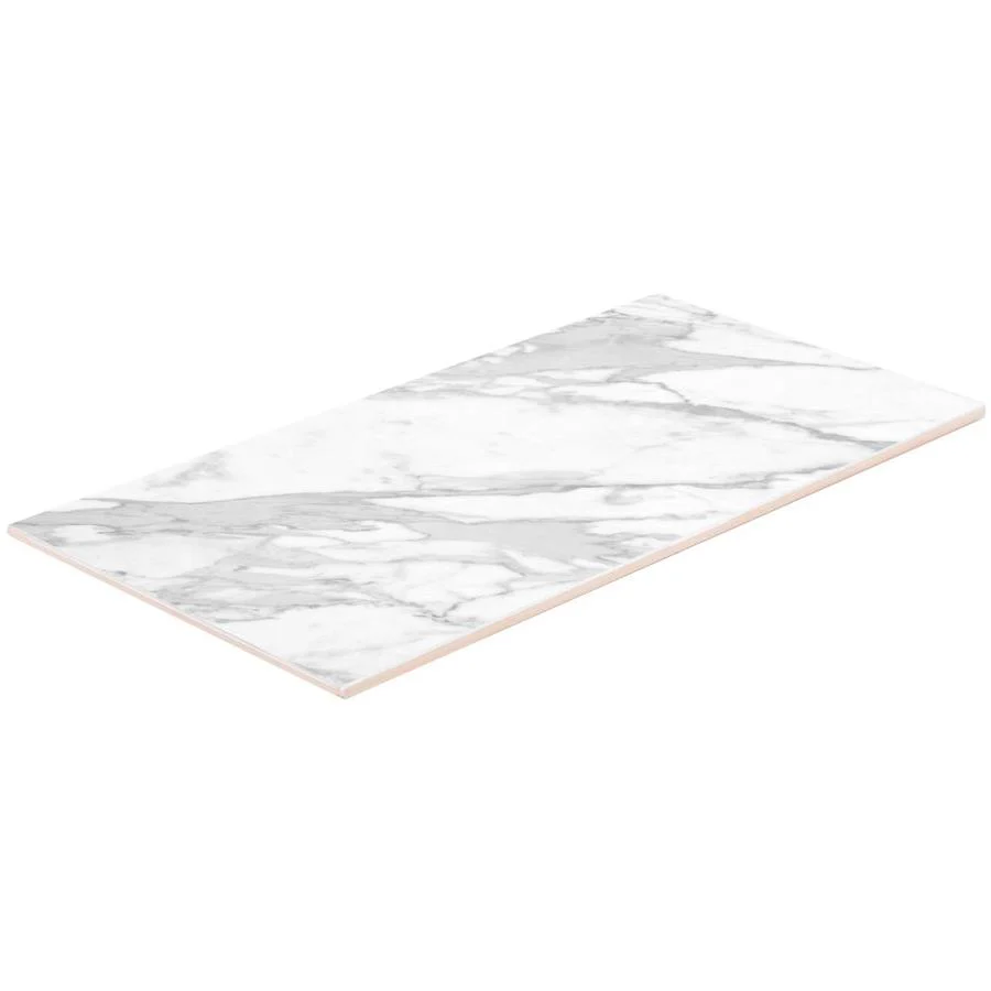 Satori Regent Carrara Glossy 8-in x 16-in Ceramic Marble-Look Wall Tile - Image 2