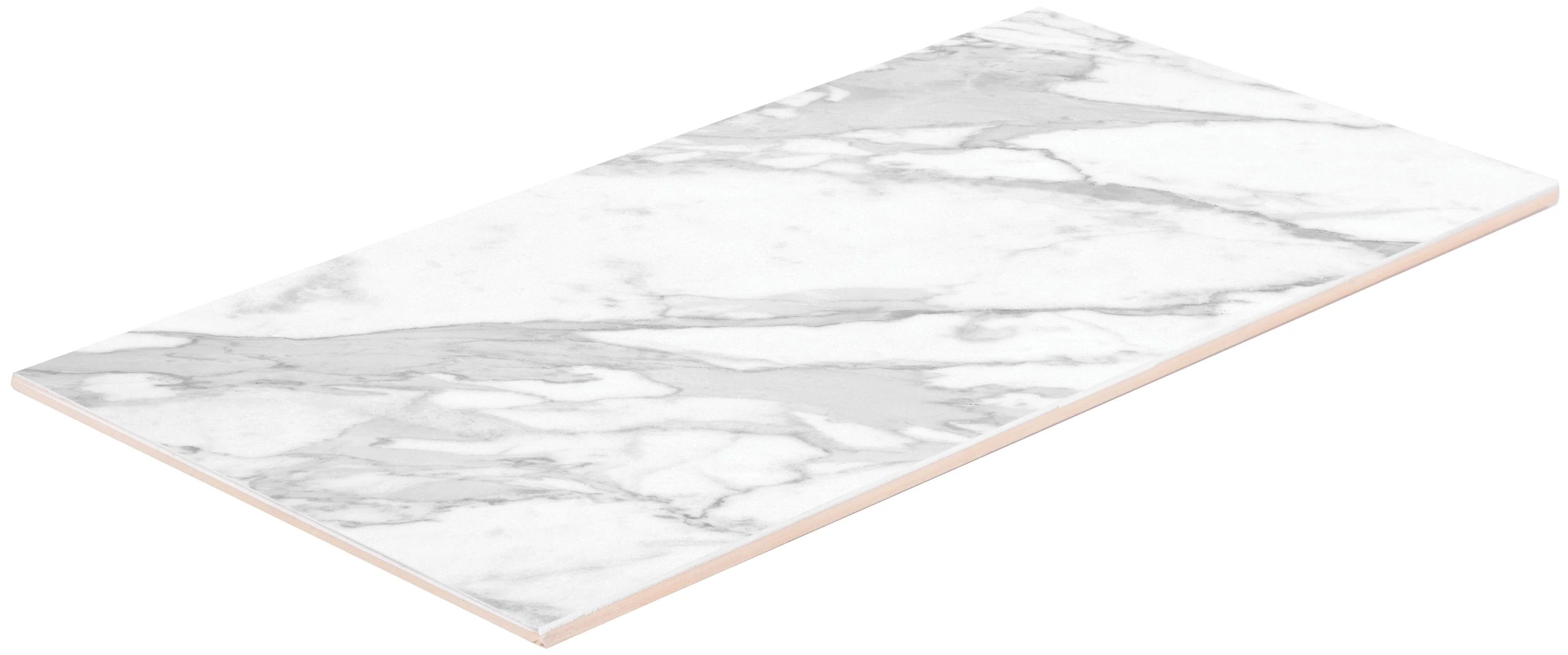 Satori Regent Carrara Glossy 8-in x 16-in Ceramic Marble-Look Wall Tile - Image 6