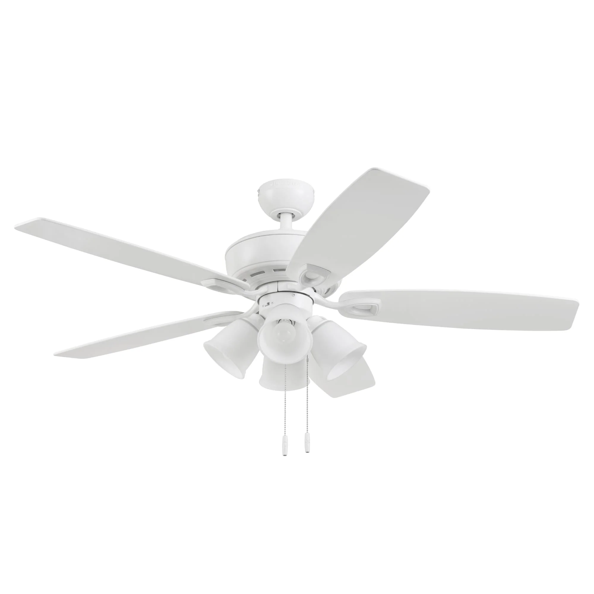 Harbor Breeze Notus 52-in White LED Indoor Ceiling Fan with Light Kit (5-Blade) - Image 7