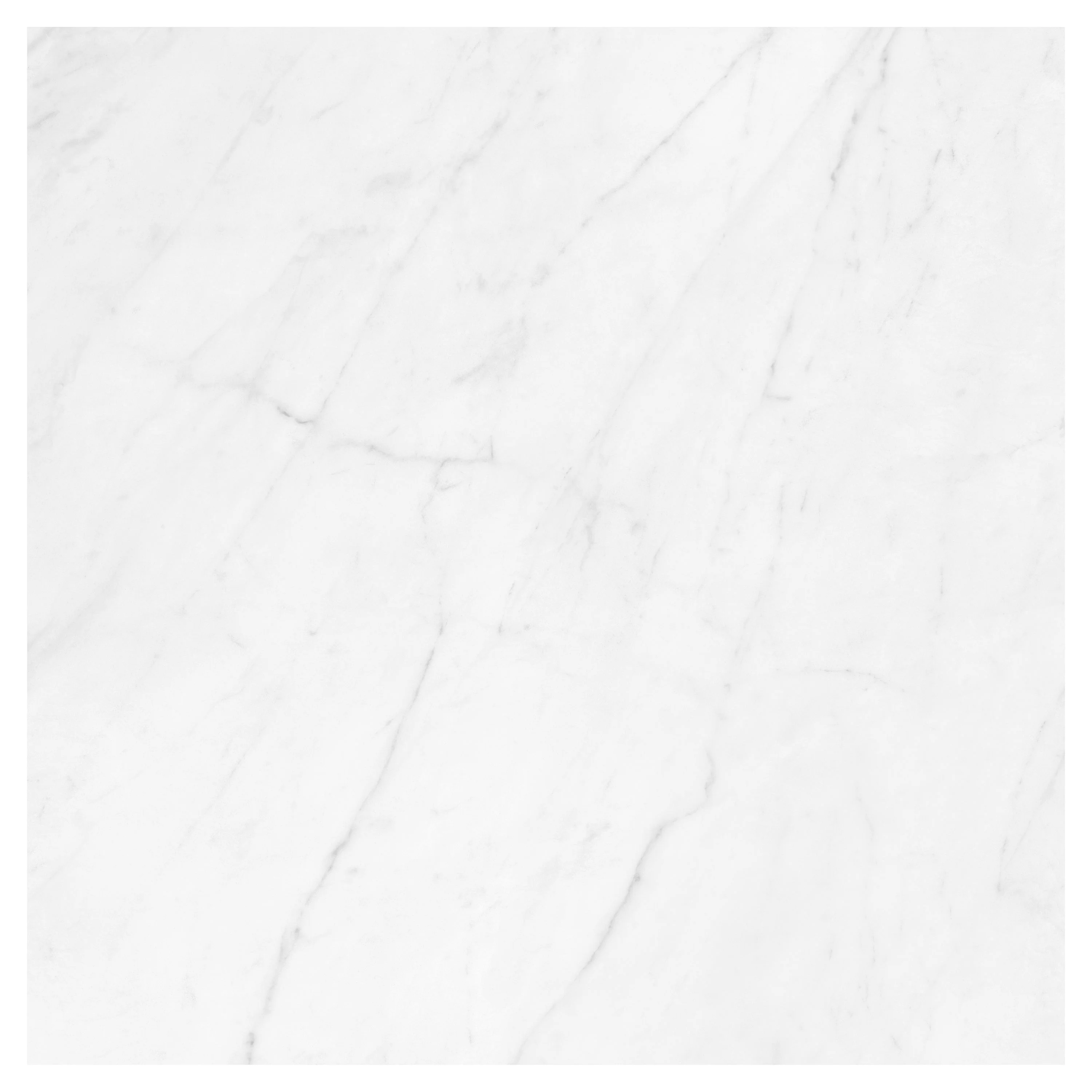 Satori Carrara Domani Polished 24-in x 24-in Polished Porcelain Marble Look Floor Tile - Image 7