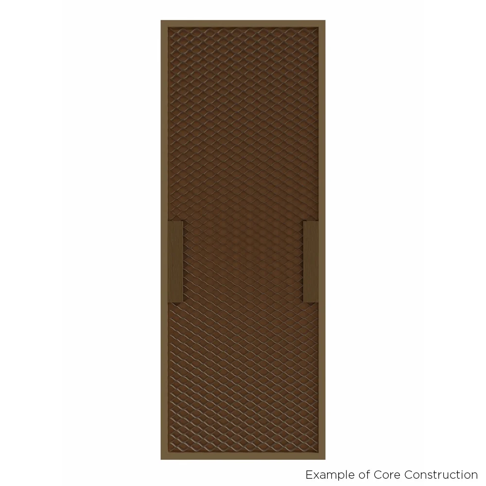 Masonite Melrose 30-in x 80-in Blue Heron Flush Prefinished Molded Composite Bifold Door (Hardware Included) - Image 4