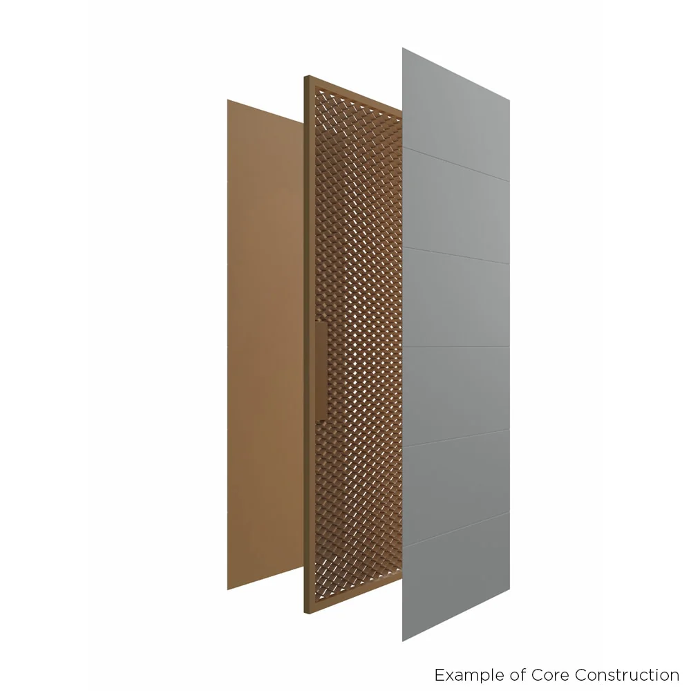 Masonite Melrose 30-in x 80-in Blue Heron Flush Prefinished Molded Composite Bifold Door (Hardware Included) - Image 7