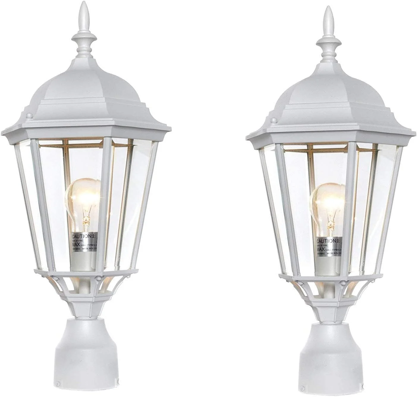 Maxim Lighting Westlake 60-Watt 21-in White Traditional Post Light - Image 2