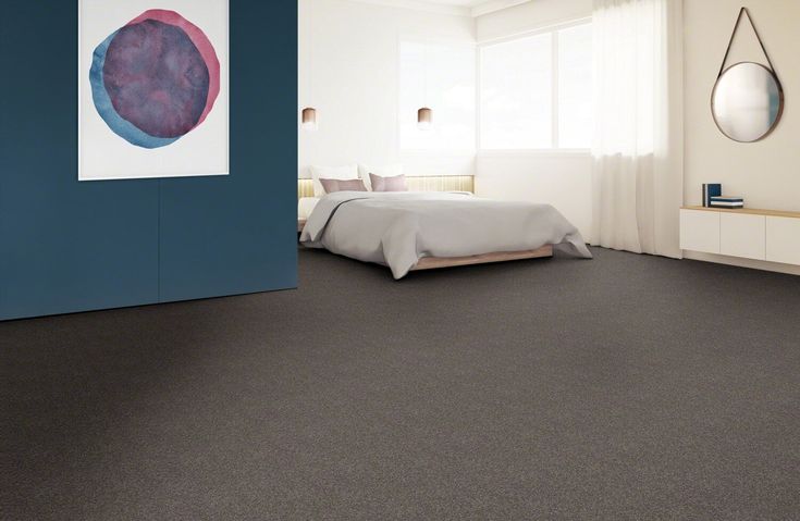 STAINMASTER Essentials Blue Diamonds III 12-ft Iron Textured Carpet Sample (Interior) - Image 4