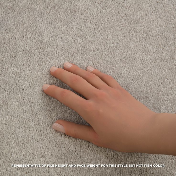 STAINMASTER Essentials Blue Diamonds I 12-ft Dreamy Textured Carpet (Indoor) - Image 4