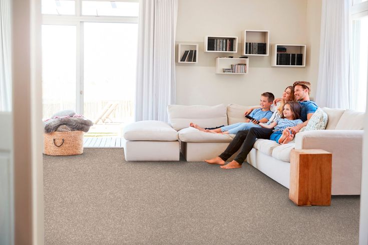 STAINMASTER Essentials Blue Diamonds I 15-ft Tree Bark Textured Carpet (Indoor) - Image 7